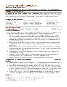 lawyers resumes