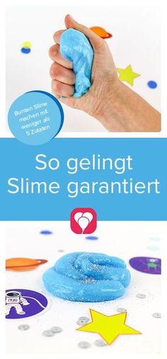 Schleim zum Selbermachen Chemie Labor Kinder Make your own Slime