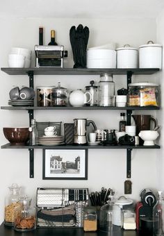 66 Best Kitchen Storage Solutions Images On Pinterest If You Ve Got Open Shelving In The Kitchen This Is Guide For Get Inspiration And Sources Styling Perfect Shelves Your Personality
