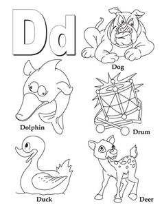 My A to Z Coloring Book Letter W coloring page | Kids | Pinterest ...