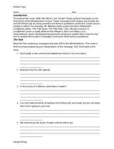 Thesis Statement For An Essay Walk Two Moons Proverb Activity Friendship Essay In English also What Is The Thesis Of An Essay Best Walk Two Moons Images Walk Two Moons Moons School Stuff Short Essays For High School Students