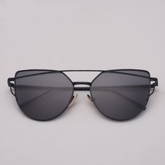 Designer Rund Katzenaugen Sonnenbrille Luxus Steampunk Metall Große Großen Damen