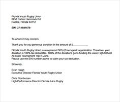10 best donation letter
