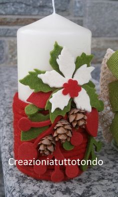 OPSLEA Candela Cavo Design Natale Atmosfera Decorazione Design Porta Candele casa Decorazione