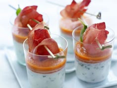 Tzatziki En Verrine Recettes Recette Recette Verrine Recette Apero Dinatoire Verrines Salees