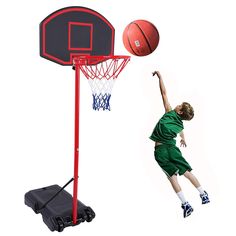 Yaheetech 7.2-9.2ft In-Ground Basketball System Portable Removeable Basketball Hoop Outdoor/Indoor Adjustable Height Basketball Set for Kids/Youth/Teenagers Yaheetech 7.2-9.2ft In-Ground Basketball System Portable Removeable Basketball Hoop Outdoor/Indoor Adjustable Height Basketball Set for Kids/Youth/Teenagers