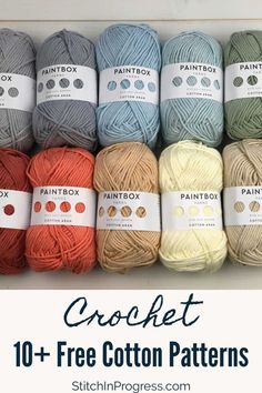 x 100g @LOOK@ super Soft 100/% cotton double knitting yarn bright white 10