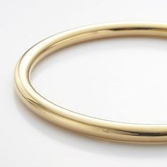 The 243 Best Solid Gold Bangles Images On Pinterest In 2018 Solid 9ct Gold 6mm Round Slave Bangle 72 Grams Bangles