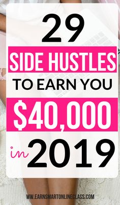 Looking for side hustle ideas that can make money online free? This list contains 29 side jobs to make money from the comfort of your home! Learn about these awesome online business opportunities! #sidegigs #sidejobstomakemoney #sidehustleideas #makemoneyonline #extramoney #workfromhomejobs #workfromhomecareers #athomejobsformoms #remotejobsathome #homejobs Online Business Opportunities, Ways To Earn Money, Business Opportunities, Money Online Free, Earn Money