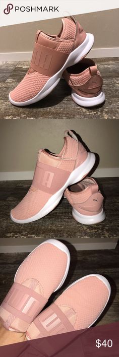 Puma Basket Heart Crush Interest pink sneakers 4 NWT Puma Basket Heart Crush Interest pink sneakers 4 NWT