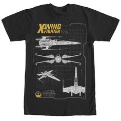 STAR WARS The LAST JEDI Han SOLO X-WING Tie-Fighter BOYS New t-Shirt HAT Cap SET