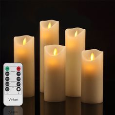 12pcs Short Warm White Taper Candles Dripless Battery Operated Flameless Hurricane Candle Tube for Christmas Decorative Window Holiday Wall Sconce