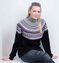 Viking Merino Superfine Genser med rund sal 1403 2 Viking Merino Superfine Genser med rund sal 1403 2