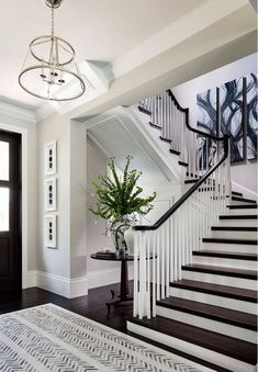 Newport Beach Home Tour In 2018 Foyers Pinterest Arredamento Interior Design Ideas Benjamin Moore Stonington Gray Diamond Custom Homes Inc Painted Millwork