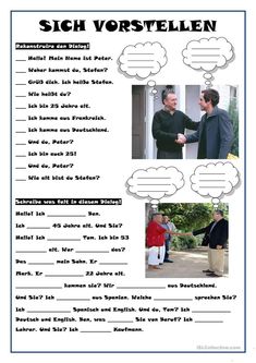 Kennenlernen übungen daf