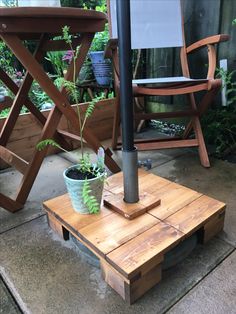 8 Best Diy Umbrella Base Images Backyard Patio Garden Decorations Cover For Umbrella Base