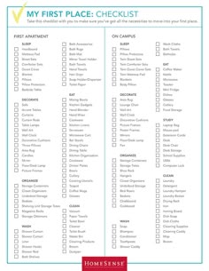 The Ultimate First Apartment Checklist Homesense My First Place Checklist For Apartment And Dorm