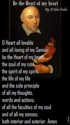 8 Saint John Eudes and the Two Hearts of Jesus and Mary. ideas | heart of jesus, catholic, blessed mother