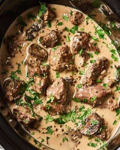 Slow Cooker Beef Stroganoff - Slow Cooker - Ideas of Slow Cooker #SlowCooker - Recipe: Easy Slow Cooker Beef Stroganoff | Kitchn