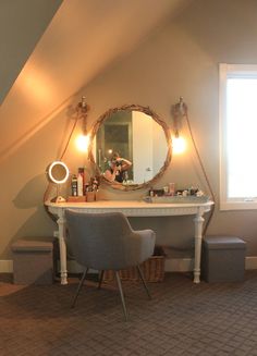 Pottery Barn. Swivel vanity stool. | ideas for our Home ... Pottery Barn. Swivel vanity stool. | ideas for our Home ...