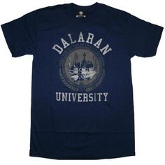 Warcraft Maglietta da Uomo World of Alliance Logo Cotton Blue