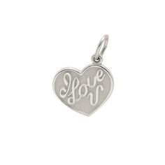 Classic Medium Heart Engravable Rembrandt Charms
