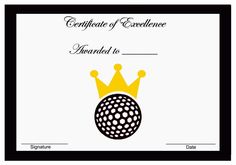 free funny golf awards and sports award certificates from funny golf awards certificates