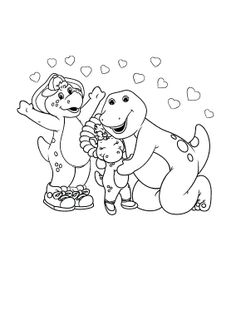 Barney and Friends coloring picture | 2nd Birthday Ideas | Pinterest ... Barney and Friends coloring picture | 2nd Birthday Ideas | Pinterest ...