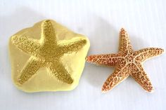 Silicone 3 Starfish Mold For Cake Decorating Polymer Clay Resin Soap Mould Fondant