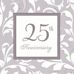 Pack 2 Feliz 25 Aniversario Adorno Toppers Para Las Tarjetas Y Manualidades