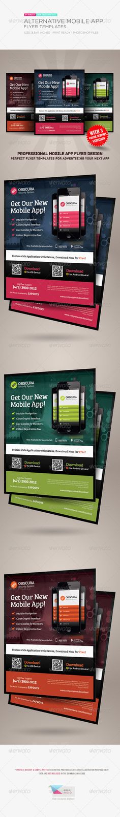 mobile app promotion flyers mobile app promotion and app flyers for advertising an app