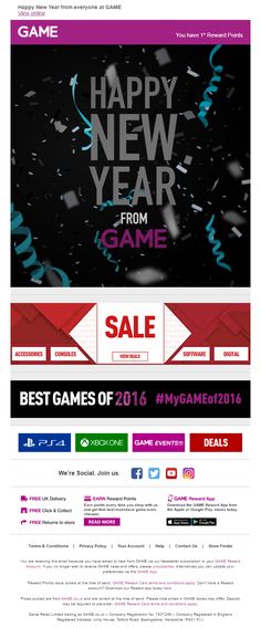 67 best new year emails images in 2019 design web email templates