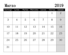 10 best calendario enero 2019 para imprimir images calendario marzo 2019 para imprimir