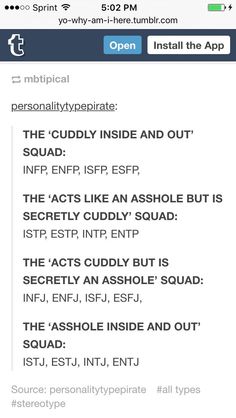 Randki istj i infp