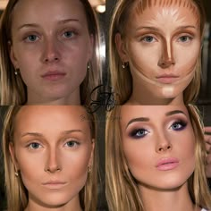 Before and after Make Up Tricks, Contour Makeup, Contouring And Highlighting, Natural Make Up