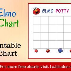 elmo potty chart
