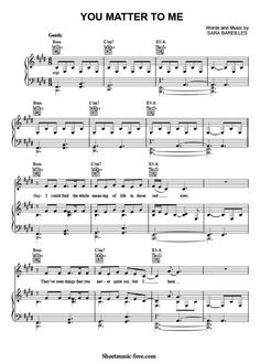 she used to be mine sheet music by sara bareilles sheet music waitress she used to be mine sheet music