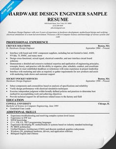 design engineer resumes
