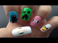 23 Best Minecraft Nails Images On Pinterest Minecraft Nails Not Only Do I Have A Love For Nail Art But