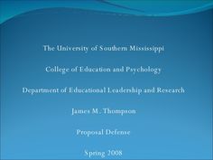 Master thesis proposal qualitative