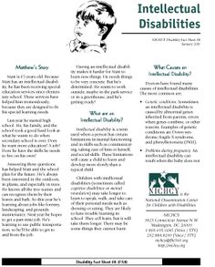 more than 250 causes of intellectual disabilities have been intellectual disability fact sheet