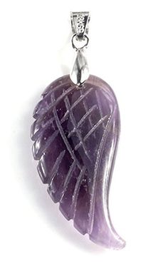 Angel Wings Archangel Michael Love Couples or Best Friends Set Charms White and Purple Pendant Necklaces