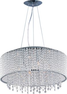 Ceiling Chandelier Style Modern Lamp Light Shade Pendant Crystal Bead Lights