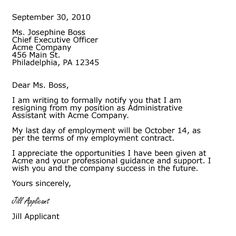 this article will include multiple sample letters for quitting a job