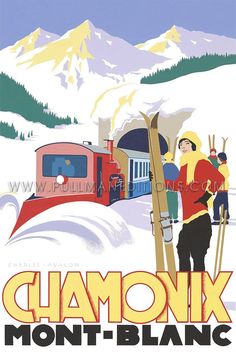16x24 1920s “St Moritz Engadin 1856 m” Vintage Style Swiss Ski Snow Poster
