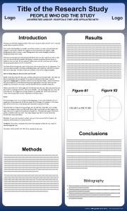 templates for research posters
