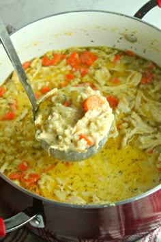 Easy Chicken & Rice Soup
