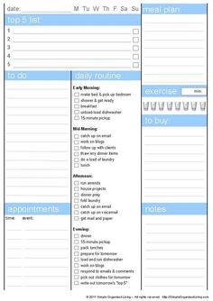 free weekly planner software