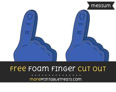 foam finger template