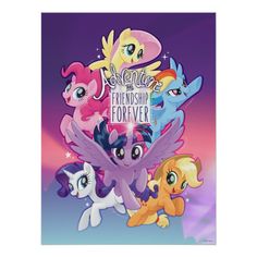 My Little Pony Movie Believe Cute Girly Large Poster Official Wall Decor Bedroom